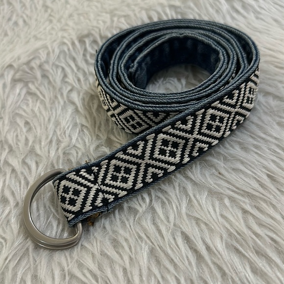 Boho denim soft fabric belt - Picture 1 of 3